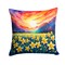 Edge Collections - 14" X 14" - Multicolor - Colorful Daffodils Decorative Throw Pillow Machine - 1 Piece